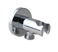 Arco de conexión de pared con soporte de ducha de 1/2 pulgadas, conector de pared con soporte para alcachofa de ducha, conector de manguera con soporte de ducha, conector de arena, conector de pared