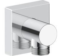 Arco de conexión de pared Duravit, roseta cuadrada, 55x80mm, UV0630011010, co...