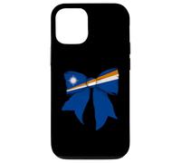 Arco de Coqueta con Bandera del Orgullo Marshallese de Las Islas Marshall Carcasa para iPhone 12/12 Pro