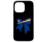 Arco de Coqueta con Bandera del Orgullo Marshallese de Las Islas Marshall Carcasa para iPhone 14 Pro MAX