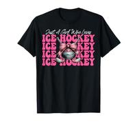 Arco de coqueta de hockey sobre hielo Just A Girl Who Loves Camiseta