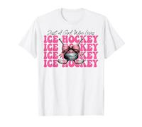 Arco de coqueta de hockey sobre hielo Just A Girl Who Loves Camiseta