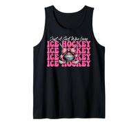Arco de coqueta de hockey sobre hielo Just A Girl Who Loves Camiseta sin Mangas