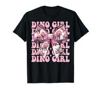 Arco de Coqueta Dino Girl Triceratops Dinosaur Girl Camiseta