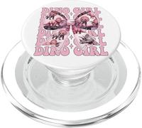 Arco de Coqueta Dino Girl Triceratops Dinosaur Girl PopSockets PopGrip para MagSafe