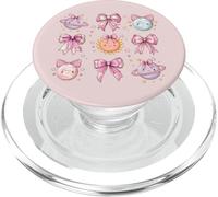 Arco de Coqueta para niña con Planetas del Sistema Solar, Color Rosa PopSockets PopGrip para MagSafe