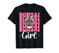 Arco de Coqueta Rosa Zen japonés para niña bonsái Camiseta