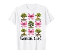 Arco de Coqueta Rosa Zen japonés para niña bonsái Camiseta