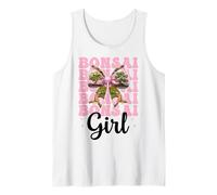 Arco de Coqueta Rosa Zen japonés para niña bonsái Camiseta sin Mangas