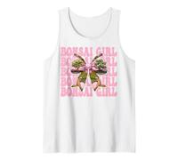 Arco de Coqueta Rosa Zen japonés para niña bonsái Camiseta sin Mangas