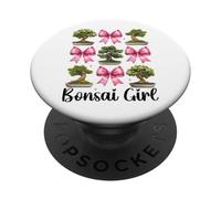 Arco de Coqueta Rosa Zen japonés para niña bonsái PopSockets PopGrip Adhesivo