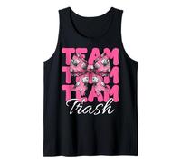 Arco de coqueta Team Trash Rat Girl Mouse Camiseta sin Mangas