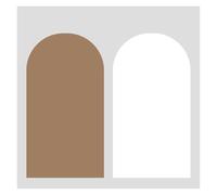 Arco de Doble Cara con Cubierta elástica Licra for decoración Bodas, cumpleaños y Fiestas Cubierta de Arco de Boda(Color1,3.3x6ft(100x180cm))