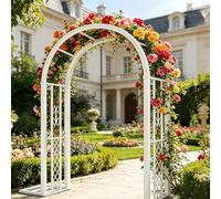 Arco de enrejado de rosas resistente a la intemperie, ideal para bodas, fiestas, patio, eventos al aire libre