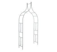 Arco de flores con 40 cm de profundidad metal verde 37x128x275 cm