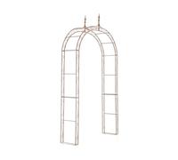 Arco de flores lenz metal marrón antiguo 37x147x264 cm