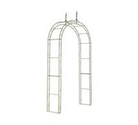 Arco de flores lenz metal verde antiguo 37x147x264 cm