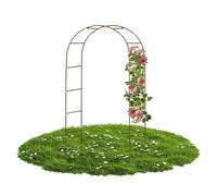 Arco de globos de metal para exteriores, para jardín, bodas y plantas trepadoras, 2 x 2 pulgadas, color marrón, perfecto para decoraciones de eventos y fondos de fiesta