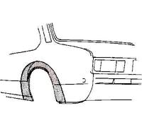 Arco de guardabarros trasero izquierdo para Opel Kadett C (1973-1979)