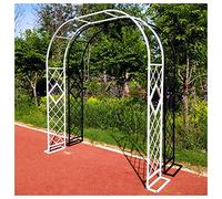 Arco de jardín, arco de boda, pérgola de árbol de rosas para interiores y exteriores, varias plantas trepadoras, soporte de enrejado, resistente a la intemperie, 106 pulgadas de alto x 55 pulgadas de