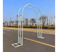 Arco de jardín de acero galvanizado para flores, resistente a la corrosión, resistente a la intemperie, 267 cm de alto, 340 cm de largo, 40 cm de ancho, ideal para decoración al aire libre.