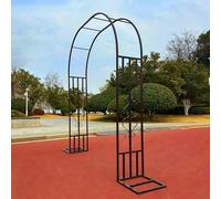 Arco de jardín de metal de bronce resistente para bodas y plantas trepadoras - Arco de 230 cm para jardín delantero y decoración al aire libre
