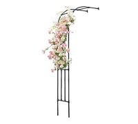 Arco de jardín de metal, enrejado de pérgola para plantas trepadoras, resistente a la intemperie, ideal para bodas y decoración al aire libre