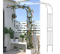 Arco de jardín de metal resistente para plantas trepadoras, cenador al aire libre para bodas y eventos, diseño resistente a la intemperie
