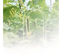 Arco de jardín grueso para plantas trepadoras duradero de metal para exteriores, pérgola María con soporte de hierro fuerte, disponible en tamaños de 0,8 m a 2,8 m