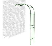 Arco de jardín, marco de acero resistente para plantas trepadoras, enrejado de medio arco para vides y flores, diseño de pérgola duradero