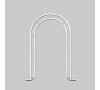 Arco de jardín resistente para plantas trepadoras, ancho ajustable de 80 a 350 cm, enrejado al aire libre, arco de boda