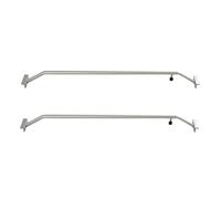 Arco de Lona Brida Plana Aluminio con Aros para Colgante Planenstütze 130-