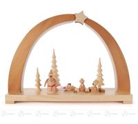 Arco De Luz Con Ruprecht Y Duende, Iluminado Eléctricamente (LED) BxHxT = 40x29