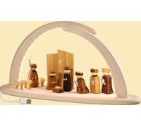 Arco De Luz Navidad Con Iluminación LED HxBxT = 21x42x13cm NUEVO Arco De Luz