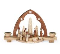 Arco De Luz Navidad Cristo Natural (LxBxH): 30x10x18cm