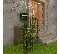 Arco de Medio jardín Elegante - Arco de Rosa de Metal para decoración al Aire Libre Plantas trepadoras y Soporte de árboles - Mejora la estética de su jardín