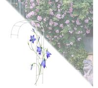 Arco de metal de acero para plantas trepadoras y vides florales. Soporte al aire libre para decoración rden enrejado para flores y verduras, duradero y elegante acento rden