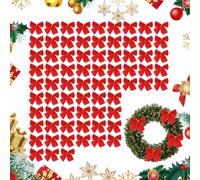 Arco De Navidad Lazos, 72 Piezas Lazos Rojos Navideños, Arcos Del Árbol De Navidad Lazo, Arcos Navideños, Para Boda, Fiesta, Decoración Del Hogar, Guirnaldas Colgantes, Decoración De Año Nuevo