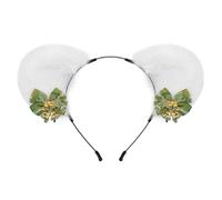 Arco de Navidad para el pelo, para karaoke, fiesta, lazos de papel para Navidad, escenario, fotos, anime, diadema