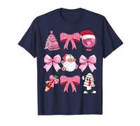 Arco de Papá Noel y Coqueta para Profesores de Feliz Navidad Camiseta