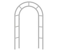 Arco de pérgola de jardín, Arco de jardín de Metal Blanco - Enrejado para Rosas para Plantas trepadoras, decoración de Bodas al Aire Libre, Soporte de 1,4 x 2,3 m para Flores y Enredaderas e