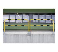 Arco de protección, acero, Ø 48 mm Moravia, para montaje en pared, extraíble