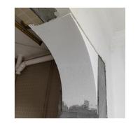 Arco de puerta semicircular para paneles de yeso, kit de arco de espuma para decoración de puerta, hogar, comercial, bricolaje, varios tamaños, 2 piezas (38 x 38 x 38 cm)