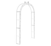 Arco de rosas anna metal blanco antiguo 25x143x246 cm