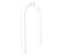 Arco de rosas anna metal crema antiguo 25x143x246 cm