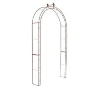 Arco de rosas anna metal marrón antiguo 25x143x246 cm