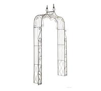 Arco de rosas aurora metal bronce 30x143x248 cm