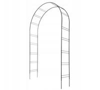 KADAX Arco de Rosas para Plantas Trepadoras, Pérgola, Negro, 150 x 255 cm
