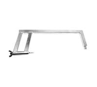Arco de sierra de 500 mm en acero inoxidable, resistente y duradero, ideal para cortes precisos en metal y madera.
