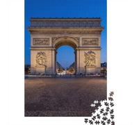 Arco de Triunfo ParísRompecabezas Premium 1000 Piezas Cartón Antistrés Adultos, Entretenimiento Familiar, Regalo Ideal para Parejas Y Nonos 70x50cm/1000pcs